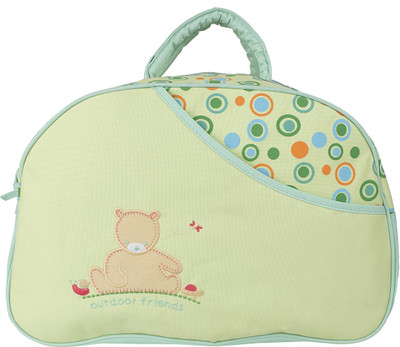 

Aarushi Multipurpose Waterproof Diaper Bag with pockets, Green Diaper Bag(Green)