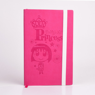 

Flipkart SmartBuy A5 Notebook(Daddy's Favourite PU Hard Bound Notebook With Elastic Band, 160 Pages, Single Ruled Size (5.8" x 8.3"), Pink)