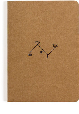 

Flipkart SmartBuy A6 Notebook(ONE STEP A6 RULED NOTEBOOK, Brown)