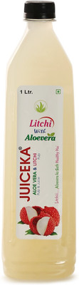 

Juiceka Litchi Fruit Drink With Alovera Pulp 1 LTR ML Pack Of 4 Bottles(4 x 1000 ml)