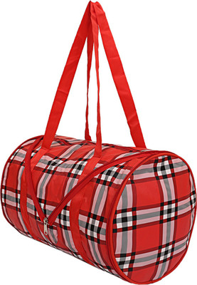 

Kuber Industries (Expandable) Rexine Gym Bag (Red) Set of 1 Pc Gym Bag(Red)