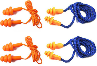

Vezual Reusable Ear Plug & Nose Clip(Orange, Blue)