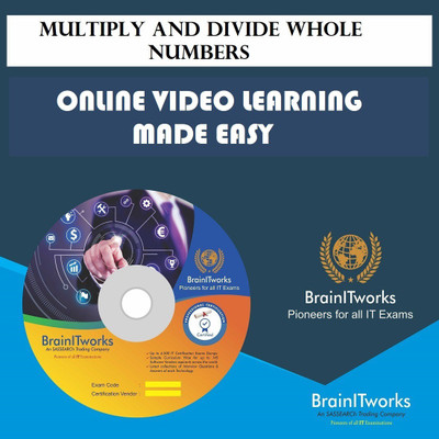 

SAPSMART Multiply and Divide Whole Numbers Online Learning Made Easy(DVD)