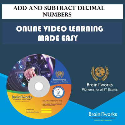 

SAPSMART Add and Subtract Decimal Numbers Online Learning Made Easy(DVD)