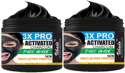 

Vihado Activated Charcoal Peel Off Mask 100GM Pack of 2 (200 g)(100 ml)