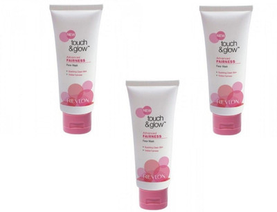 Revlon Touch And Glow Fairness Face Wash 100g Pack Of 3 Face Wash(300 g)