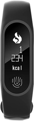 

mobaccx M2 Smart Wrist Band with Heart Rate sensor Fitness Tracker Bluetooth Fitness Band(Black)