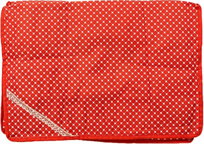 KUBER INDUSTRIES Saree Cover Set of 6 Pcs Cotton Saree Cover (Red) Set of 6 Pcs CTKTC0953(Red)