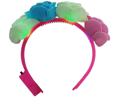 

Maxplanet Party Led Hair-Bands Suitable For Many Occasions,Led(Floral 4 Pc) Head Band(Multicolor)