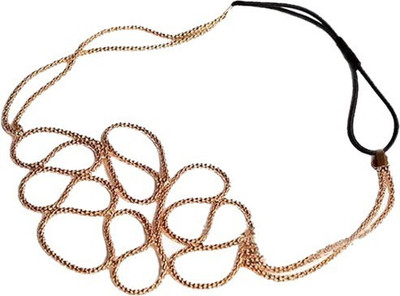 

FemNmas Celebrity Party Head Band Hair Band(Gold)