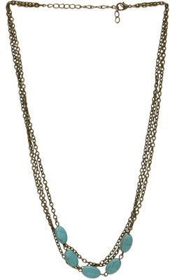 FemNmas Multi Chain Sexy Fashion Head Band(Blue)
