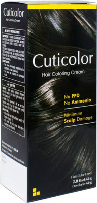 

Cuticolor Hair Coloring Cream Black Hair Color(Black)