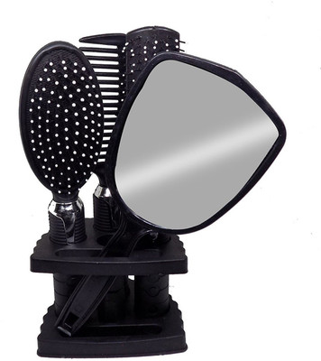 

EKAN Professional Hair Care Brush Combo Kit With Hand Mirror And Stand