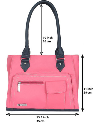 

FD Fashion Shoulder Bag(Pink, Black), Black;pink