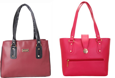 

Lady bar Shoulder Bag(Pink)