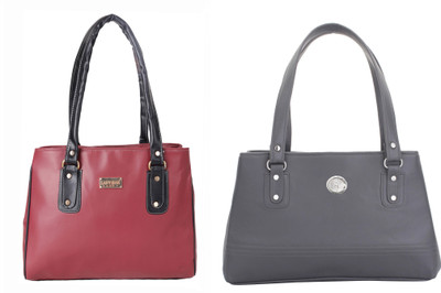 

Lady bar Shoulder Bag(Grey)