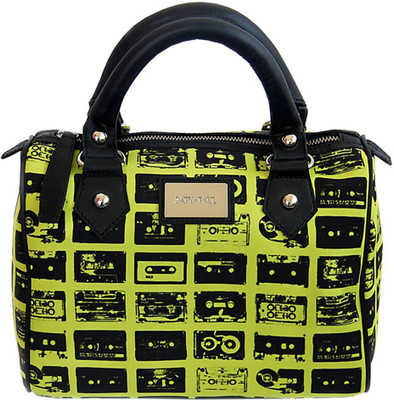 

Satya Paul Hand-held Bag(Black, Yellow)