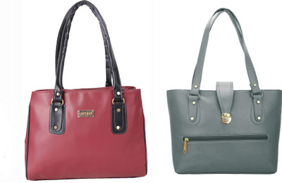 

Lady bar Shoulder Bag(Grey)