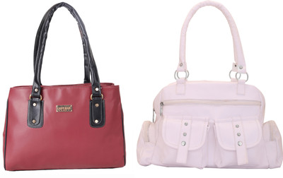 

Lady bar Shoulder Bag(Maroon)