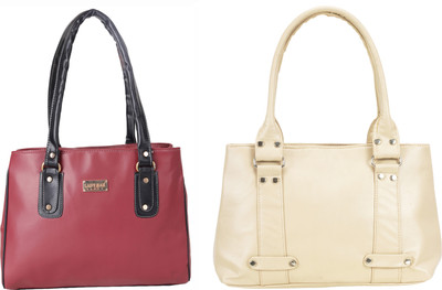 

Lady bar Shoulder Bag(Beige)