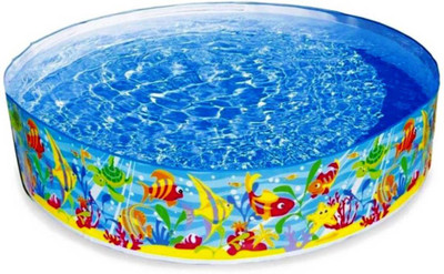 

My Online Retail 8 feet swimming pool for kids Inflatable Pool(Multicolor)