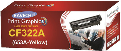 

Ravechi 652A CF322A Yellow Single Color Toner(Yellow)