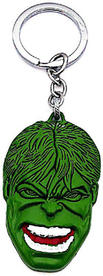 

sellberry KeychainMetalHulkFaceGreen Key Chain