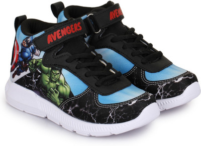 

Marvel Boys Velcro Running Shoes(Black
