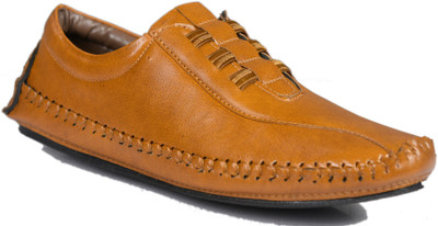 

Leon Boys Slip on Loafers(Brown, Tan
