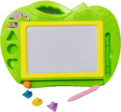 

Loggas Drawing Magic Slate & Writing Board with Diffrent Shape(Green)