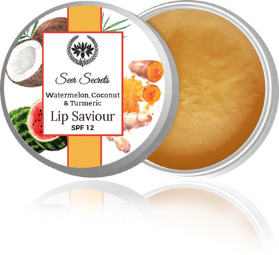 

Seer Secrets Watermelon, Coconut & Turmeric Lip Saviour Fruity(Pack of: 1, 8 g)
