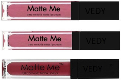 

Vedy Matte me Liquid lipstick for smart girls(Multicolor)
