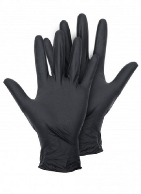 

LIFE N CARE BLACK GLOVES Latex Examination Gloves(Pack of 50)