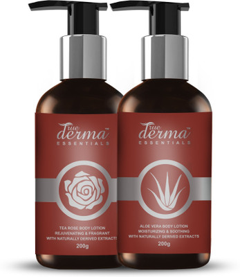 

True Derma Essentials Tea Rose + Aloe Vera Body Lotion(400 g)