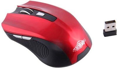 

Etake Red and Black Wireless Optical Gaming Mouse(USB 2.0, Red)