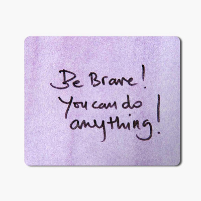 

iKraft Gaming Mouse Pad, "be brave, you can do anything" motivational Mousepad Mousepad(Multicolor)