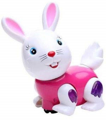 

Baby Tintin Bump and Go Musical Rabbit with 4D Light and Sound Toy for Kids(Multicolor)