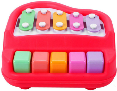 

See Inside Piano Musical Xylophone, Non Toxic, Non Battery Learning And Development Toy - Red(Multicolor)