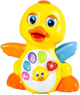 

Baybee Light up Dancing and Singing Duck Toy | Universal Toy for Children Kids 1-3 Years Old(Yellow, Multicolor)