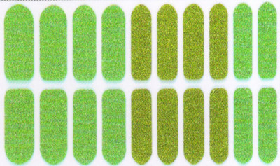 

Lootkabazaar Adhesive Long Lasting Stickers For Women NAS053(Green::Light Green)