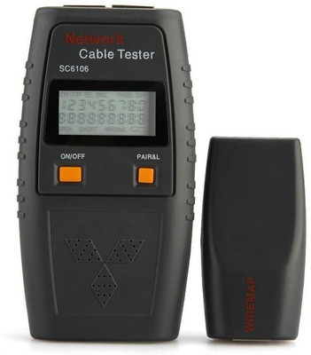 

TechGear Sc6106 Network Telephone Cable Wire Tracker Circuit Tester Sender & Receive Network Interface Card(Black)