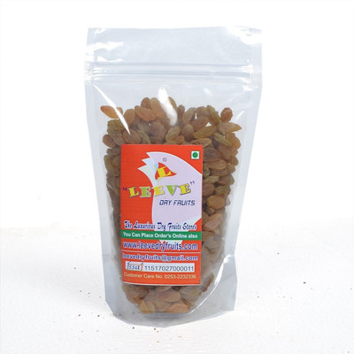 Leeve Dry fruits Nashik Kismish Raisins(400 g, Pouch)