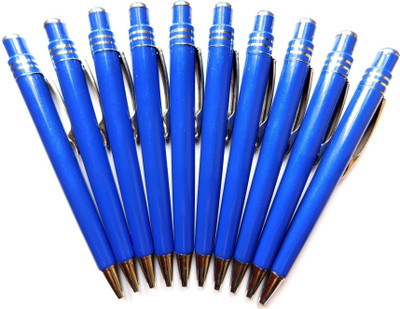 

Swarnalekha Glow Blue Pen 10 Pcs. & 5 Pcs. Extra Refill, Blue Ball Pen(Pack of 10)