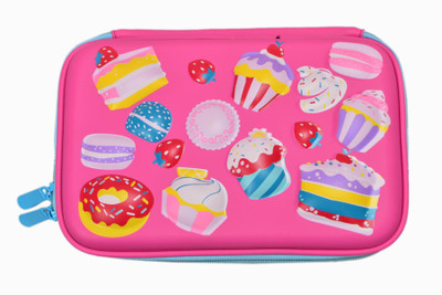 

koala canvas art pencil case eva art pencil box, pencil zipper pouch, canvas art pencil box, zipper pencil case Art EVA Pencil Boxes(Set of 2, Pink)