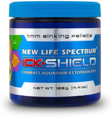 

new life spectrum NLS ICK-SHIELD Regular 1mm sinking pellets Mint 125 g Dry Fish Food