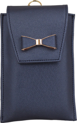 

Tickles Blue White Fancy Mobile Pouch Waist Clip For Women Girls Mobile Pouch(Blue)