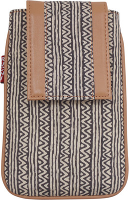 

Tickles Printed Fancy Mobile Pouch Waist Clip For Women Girls Mobile Pouch(Black)