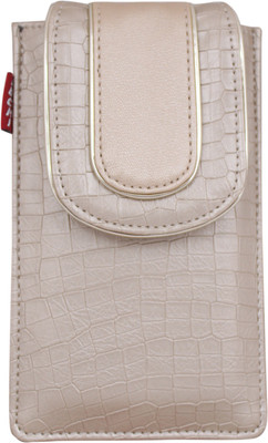 

Tickles Golden Fancy Mobile Pouch Waist Clip For Women Girls Mobile Pouch(Gold)