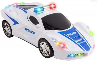 

nvcollections Deformation Robot Police car with Light & Music(Multicolor)