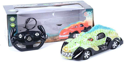 

FLICK IN Remote Control High Speed Racing Car For Kids | Unique Design Children R/C Race Car Toy | Multifunctional Stylish Fancy Cartoon Car | Gift for Toddlers & Children | 1:16 Scale 5 Function Mode High Quality Radio Control Car(Multicolor)